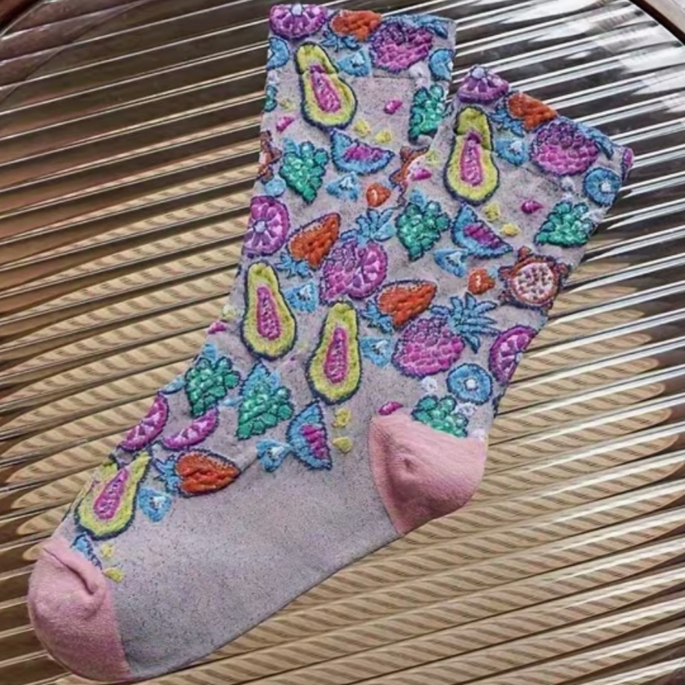 $5🔥 Fun Fruity Socks - Picture 6 of 9